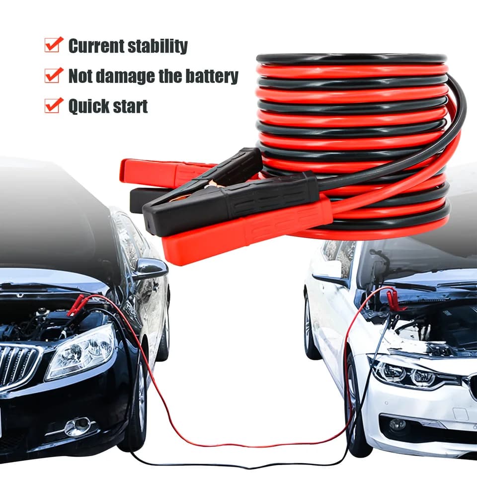 Cables for Car | Heavy-Duty 2500A | 4M Copper Booster Cable - Thumbnail 2