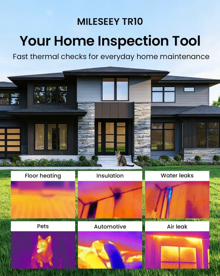 Thermal Camera TR10 | 192x192 Infrared Imager | HVAC Leak Detection - Thumbnail 4