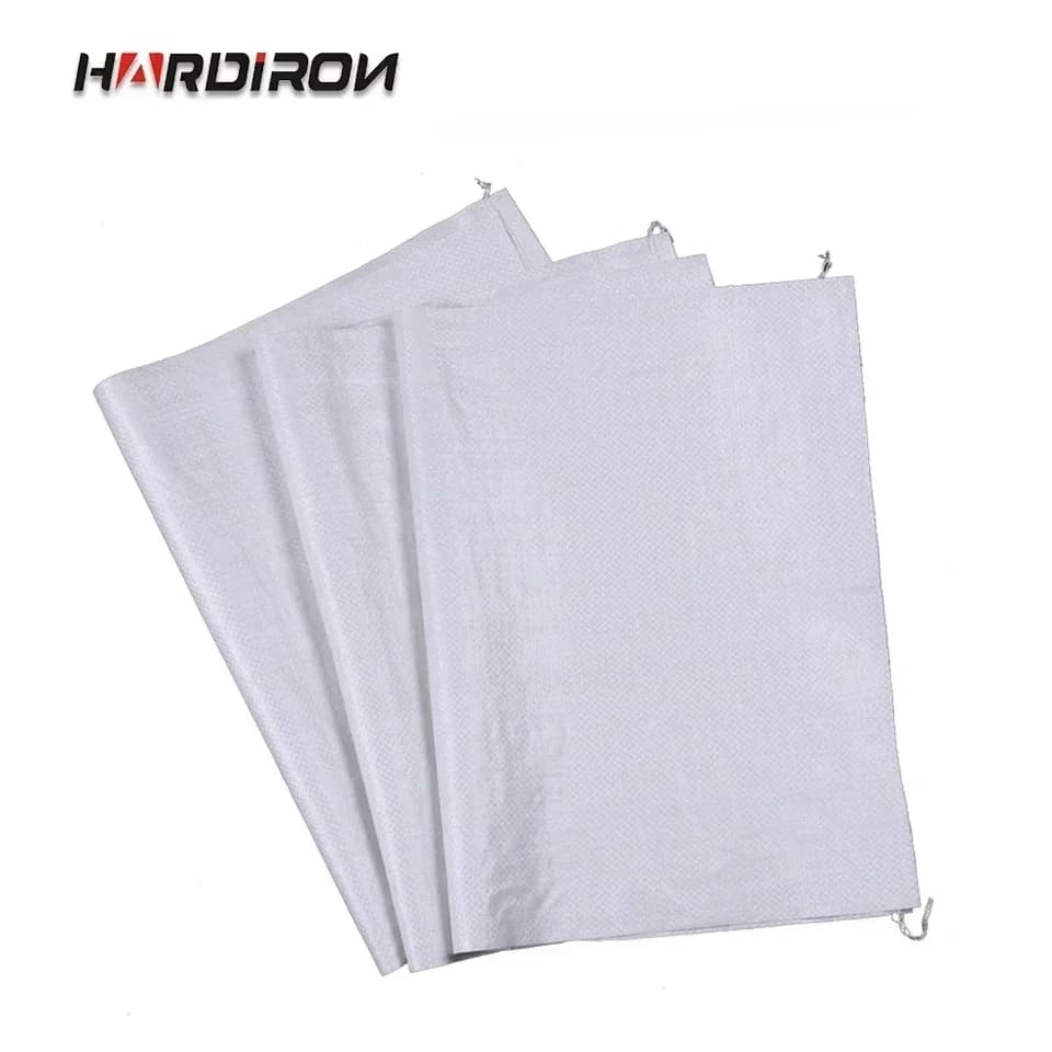 White Woven Rubble Sack | Tear-Resistant | For Sandbags & Garden - Thumbnail 4