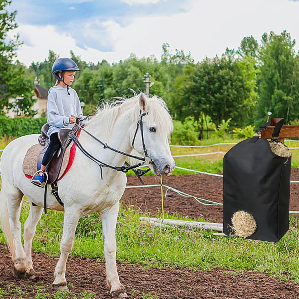 Large Hay Net Horse | Slow Feeder Bag | Stable & Outdoor Use - Thumbnail 7