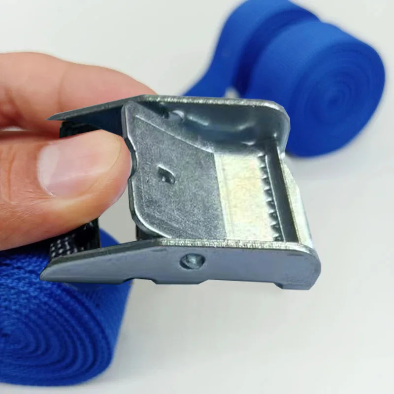 3x 2M Ratchet Straps | Metal Buckle Tie-Downs | Car, Bike & Luggage Cargo - Thumbnail 4