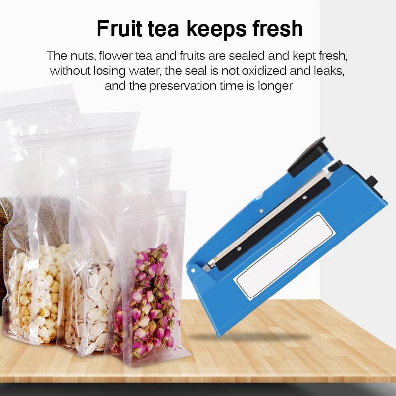 Heat Sealer Machine | 8-Gear Temp Control | Film Cutting for Plastic Bags - Thumbnail 2