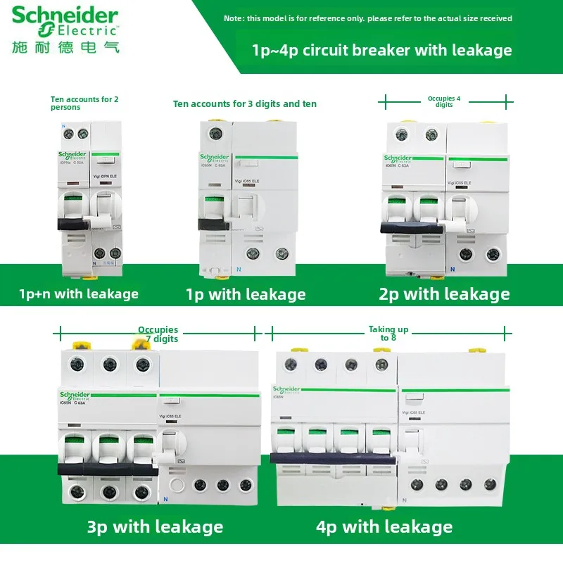 Schneider Electric A9 iC65N Miniature Circuit Breaker | 1P-4P 6-80A | Safe Power Supply - Thumbnail 4