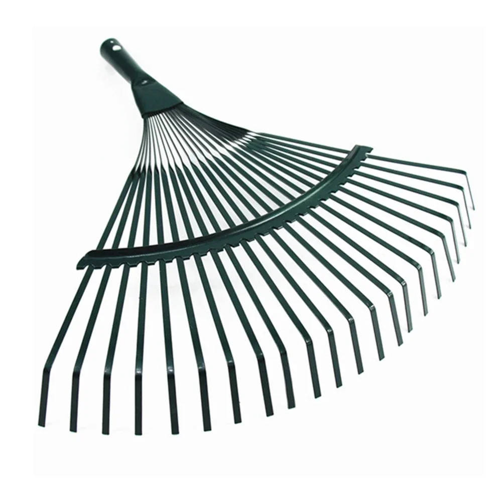 22-Tooth Garden Leaf Rake | Hay & Deciduous Farming Tool | Home Garden Ripper