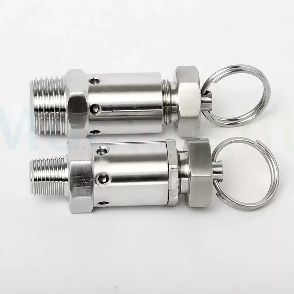 1/4" 1/2" BSP 3/4 Pressure Reducing Valve | 304 SS Safety Relief | Air Compressor - Thumbnail 2