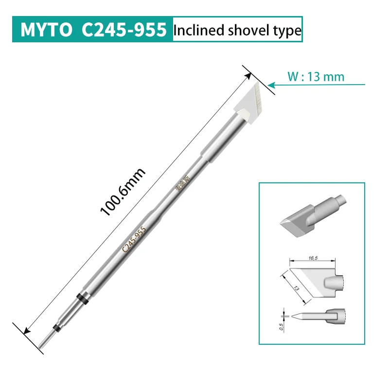 C245 Series Soldering Iron Tips | Shovel Type for JBC T245 | 1/4 Pack Universal - Thumbnail 6