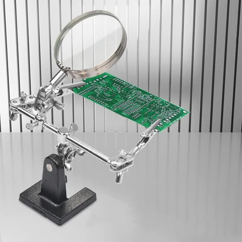 Soldering Station Magnifier | Third Hand Clamp | Desktop Holding Tool