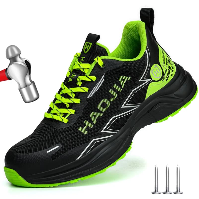 Lightweight Safety Shoes | Steel Toe & Midsole | Anti-Puncture Work Trainers - Thumbnail 7