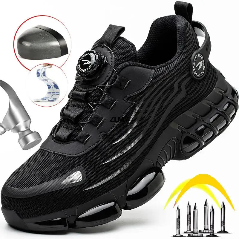 Rotary Safety Wellington Boots | Steel Toe & Puncture Proof | Air Cushion Workwear - Thumbnail 2