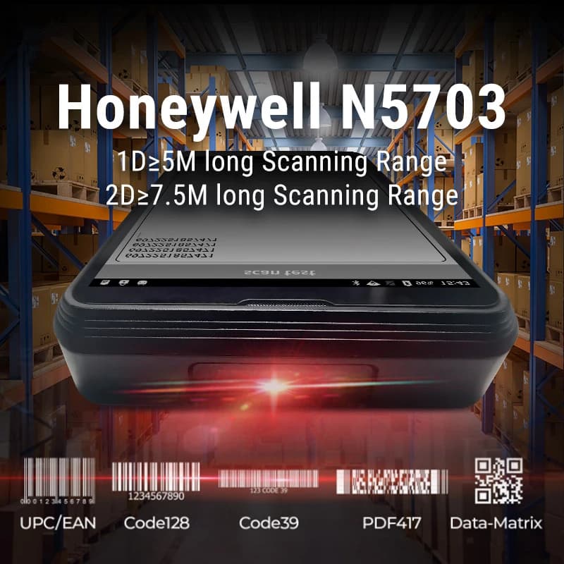 Honeywell Android 12 Barcode Scanner | 5000mAh Battery | Industrial Data Collection - Thumbnail 4