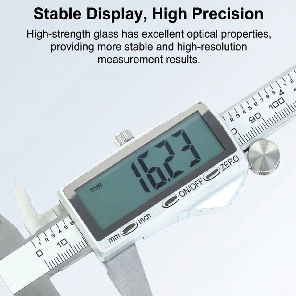 Digital Vernier Caliper 0-150mm | Backlit LCD | DIY Woodworking - Thumbnail 5