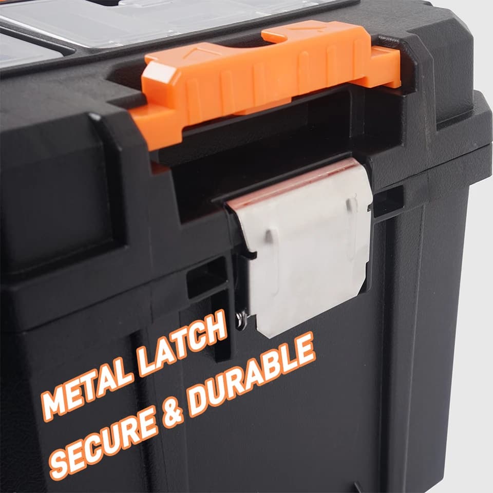 Portable Tool Box Set 17"/19"/21" | Stackable & Multi-functional | Industrial Tool Storage - Thumbnail 6