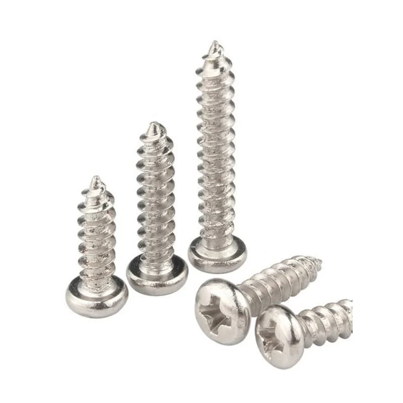 Self Tapping Screws | 100pc Round Head Assortment | Carbon Steel - Thumbnail 4