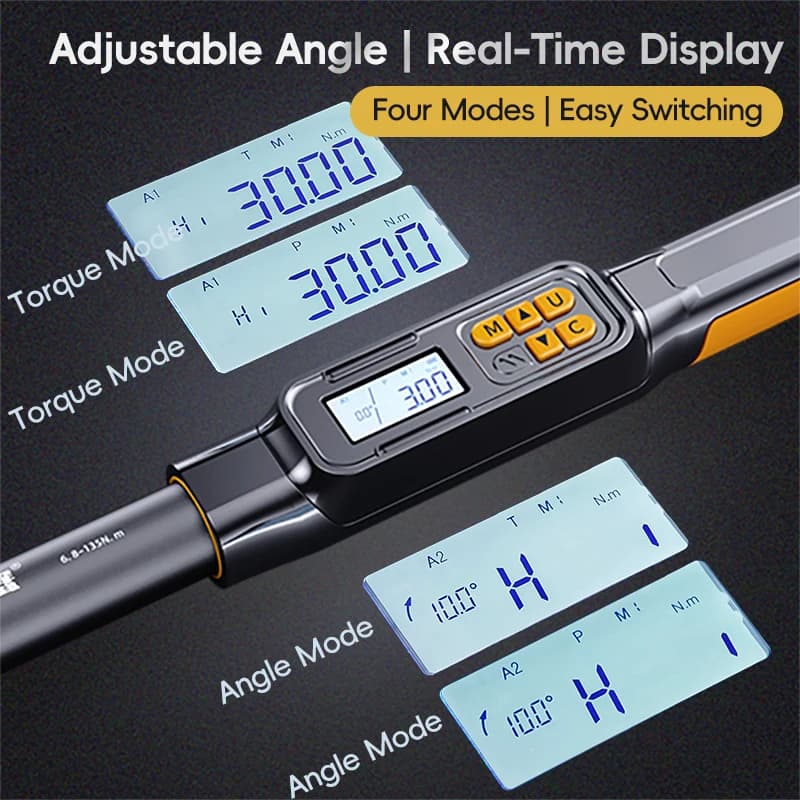 Angle Spark Plug Torque Wrench | 3/8 Drive | 3-340 N.m Range - Thumbnail 2