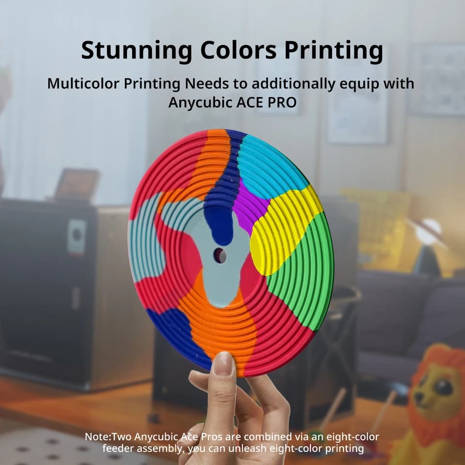 Anycubic Kobra S1 3D Printer | 600mm/s Speed | Core XY Stable - Thumbnail 3