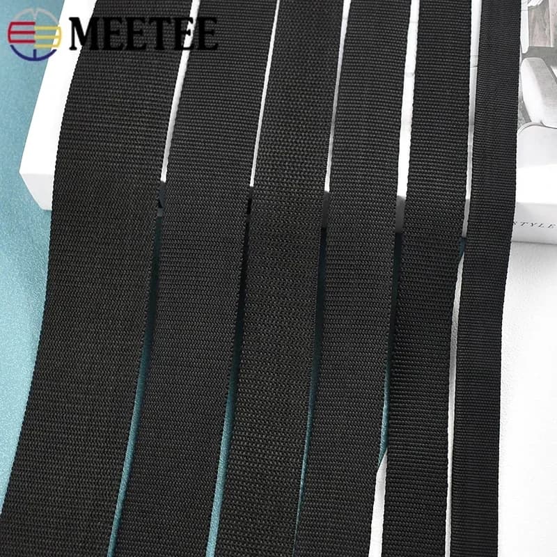 Strap by the Meter | 2mm Thick Black Nylon | 50mm for Belt Repair - Thumbnail 7
