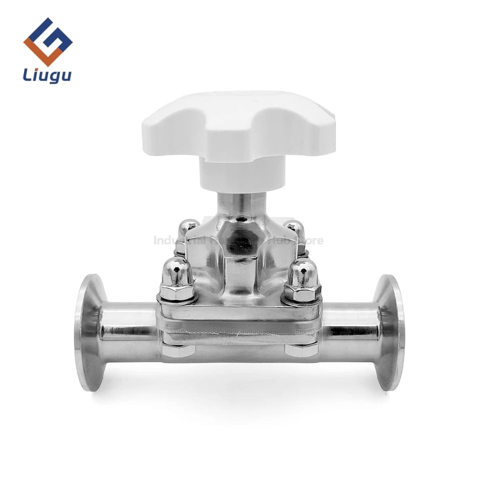 SS316L Double Check Valve | Sanitary Diaphragm | Food/Brewing DN15-50 - Thumbnail 4