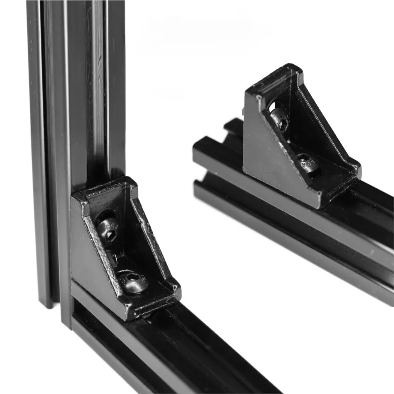 Aluminium Angle Brackets | 2020 to 4080 Profile Connectors | EU Standard CNC - Thumbnail 6