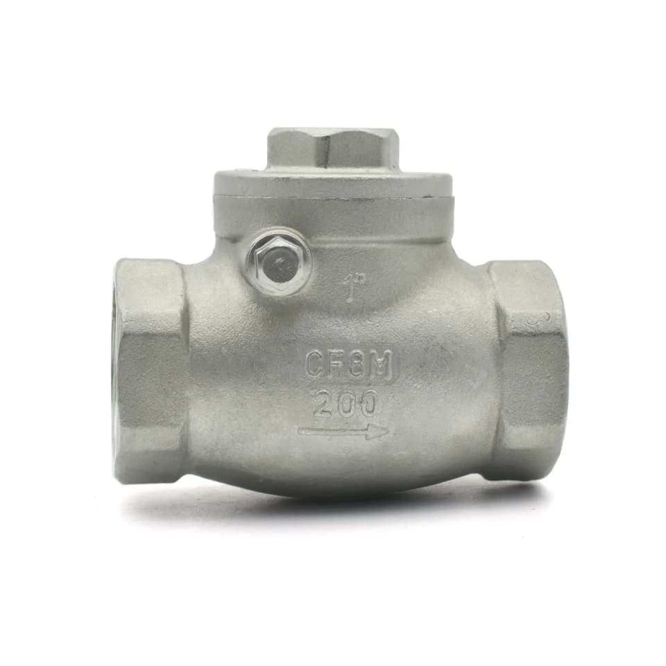 BSP Double Check Valve | SS304/316 Swing Check | 1/4" to 2" Industrial Pipe - Thumbnail 7
