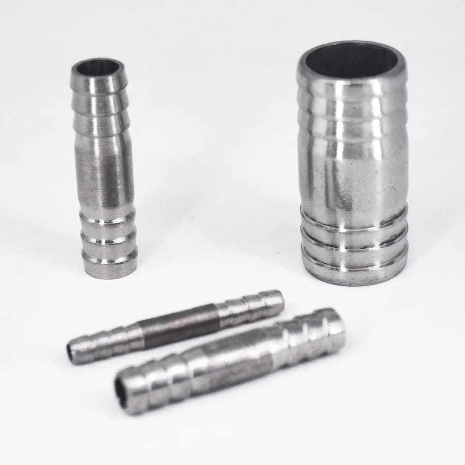 Stainless Steel Hose Barb Connector | 6-25mm for Washing Machine Drain Pipe | 304 Grade - Thumbnail 5