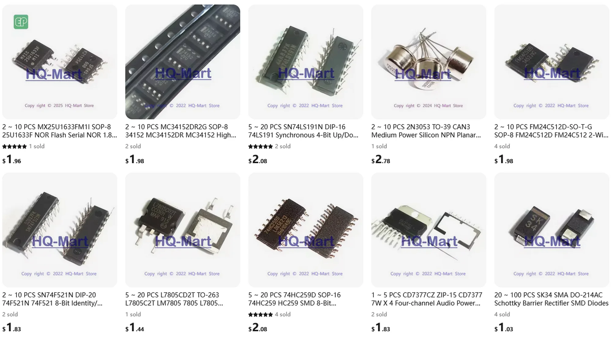CD54 SMD Inductor Kit | 130-Piece Assortment (2.2uH-680uH) | For DC-DC Converters & Power Circuits - Thumbnail 2