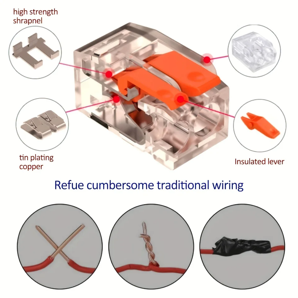Flexible Tap Connector | 28-12 AWG | 2/3/4/5 Port Quick Connectors - Thumbnail 2