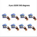 8 pcs SG90 360