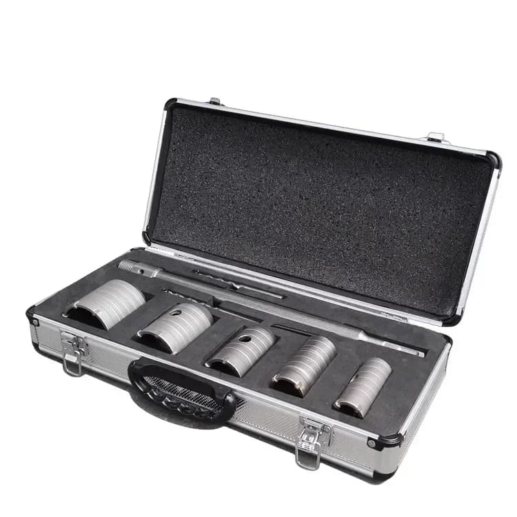 Wall Opening Kit for HVAC & Electrical | Heavy-Duty Hammer Drill & Reamer Set - Thumbnail 2