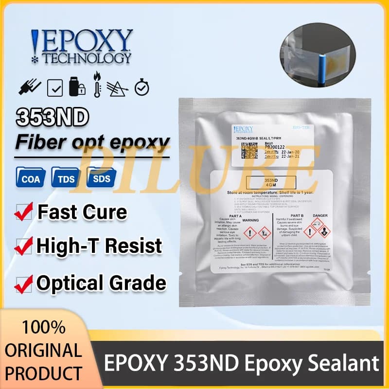 EPOXY 353ND jointing compound | High temp optical grade | Fast cure for fibre optics - Thumbnail 3