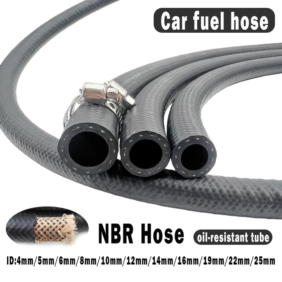 NBR Oil Resistant Drain Hose Pipe for Washing Machine | Fuel & Oil Line | Industrial Grade - Thumbnail 2