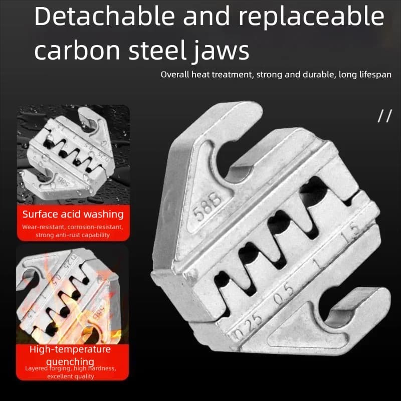 DuPont Crimping Tool Kit | 5 Die Heads & Stripping Pliers | Automotive Terminals - Thumbnail 6