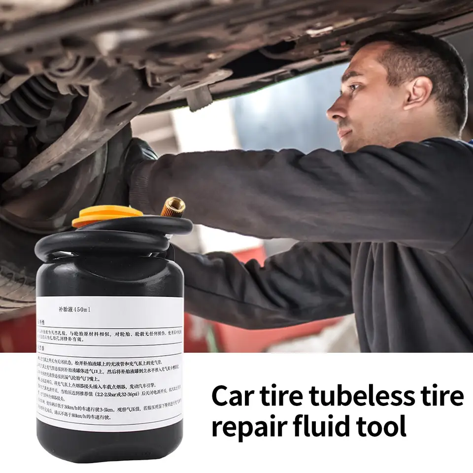 Tyre Sealant Jointing Compound 450ml | All-Weather Puncture Repair | Tractor & ATV - Thumbnail 3