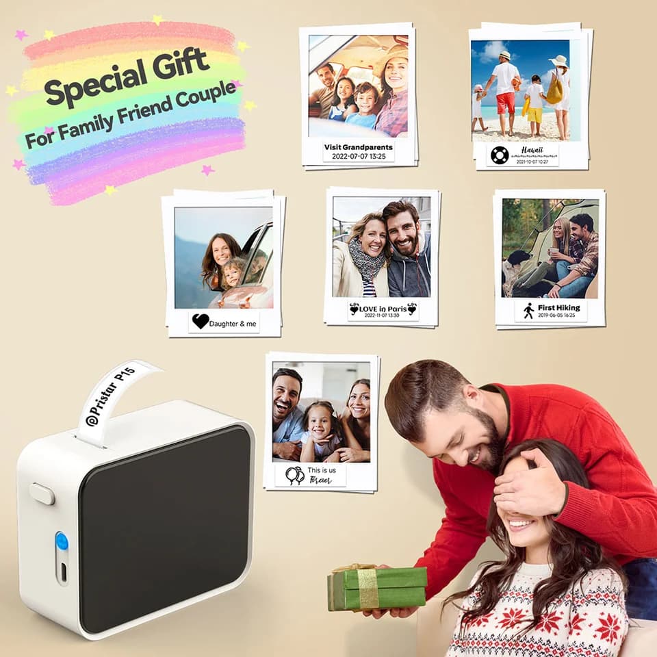 Marklife P15 Label Printer | Portable Bluetooth | Office & Industrial Use - Thumbnail 7