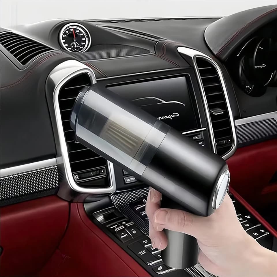 Mini Handheld Car Vacuum Cleaner | Cordless, High Power | Dual Suction & Blower - Thumbnail 7
