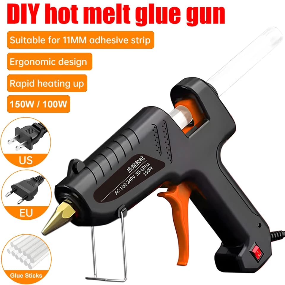 Glue Gun | 150W Fast-Heating | For DIY & Electric Repair - Thumbnail 2