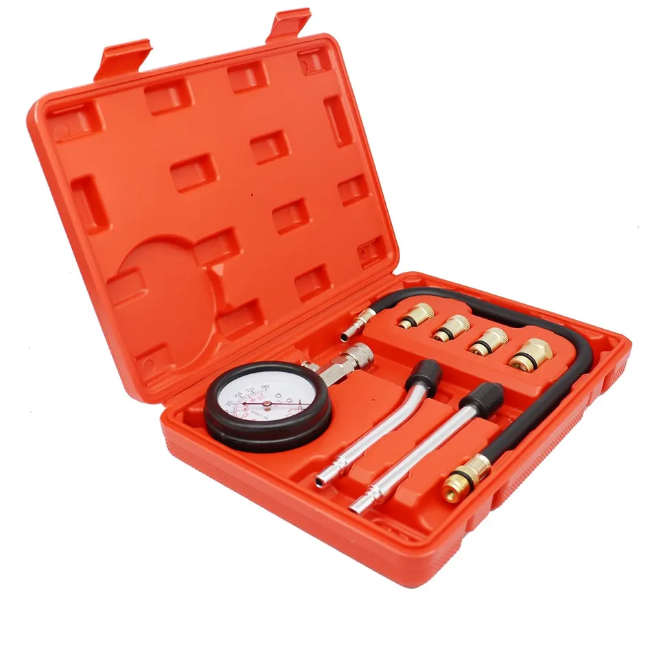 Fuel Pressure Gauge | Compression Tester Kit | M10-M18 Adapters - Thumbnail 2