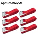 6PCS Red