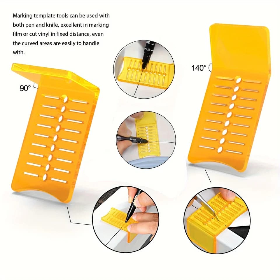 Window Squeegee Set | Vinyl Scraper Cutter | Car Tinting Tools - Thumbnail 4