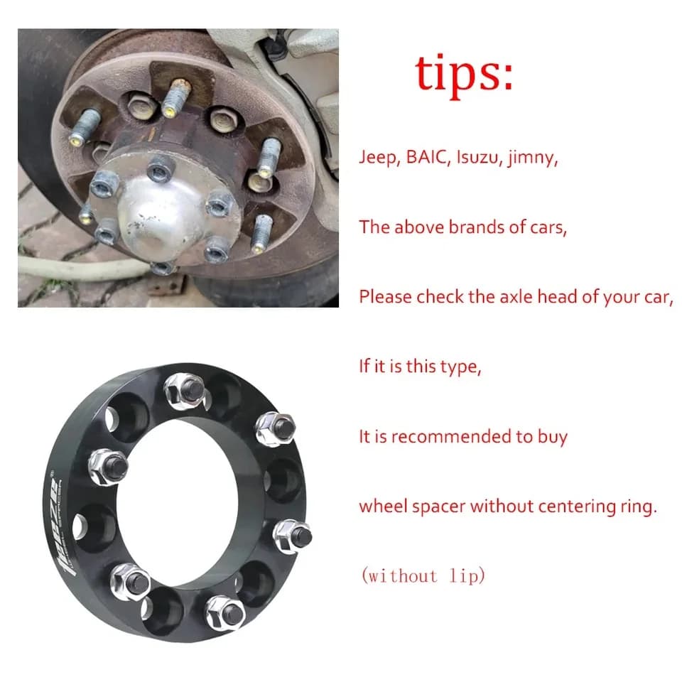 Centric Wheel Spacers | 5x139.7 PCD 108mm CB | For Suzuki Jimny - Thumbnail 2