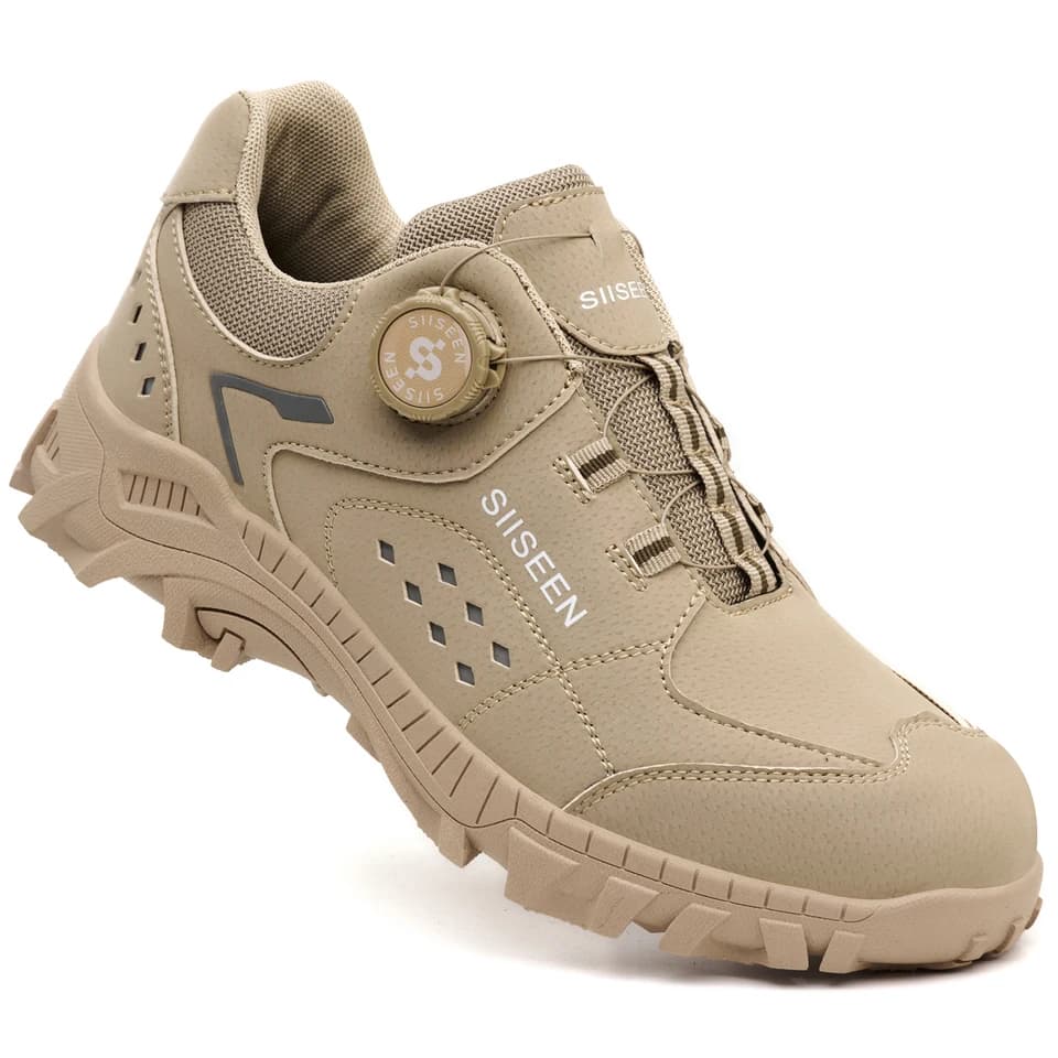Men's Steel Toe Cap Boots | Puncture & Smash Resistant | Outdoor Workshop Safety - Thumbnail 4
