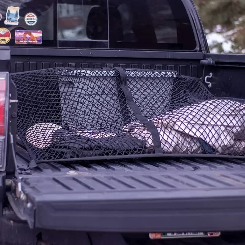 Universal Cargo Net | Elastic Mesh for Truck Bed & Tailgate | Light Load Secure Transport - Thumbnail 6
