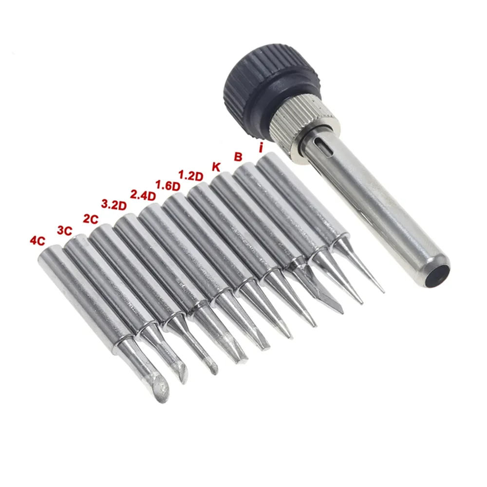 Soldering Iron Tips | 900M Series, Lead-Free | 10-Pack for Soldering Stations
