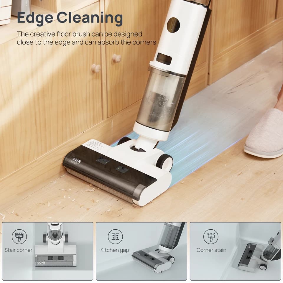 JONR ED12 Carpet Spot Cleaner | Wet & Dry Smart Vacuum | Wireless Floor Washer - Thumbnail 3