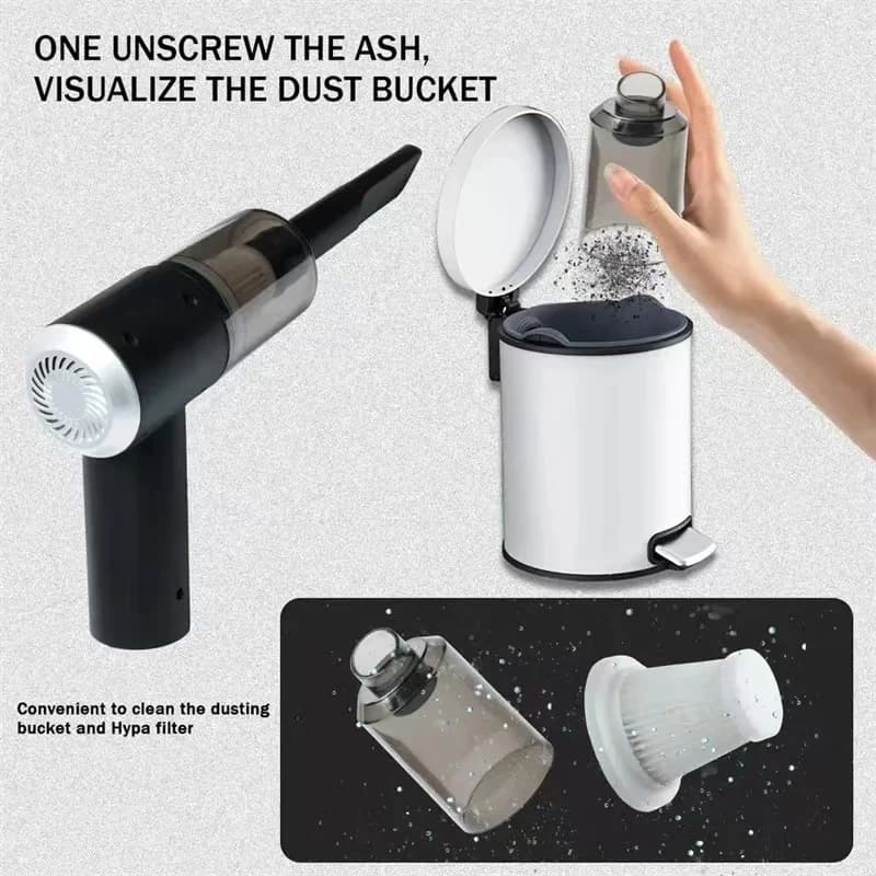 Car Vacuum Cleaner | Portable Handheld | Multi-Purpose Vehicle & Home - Thumbnail 4