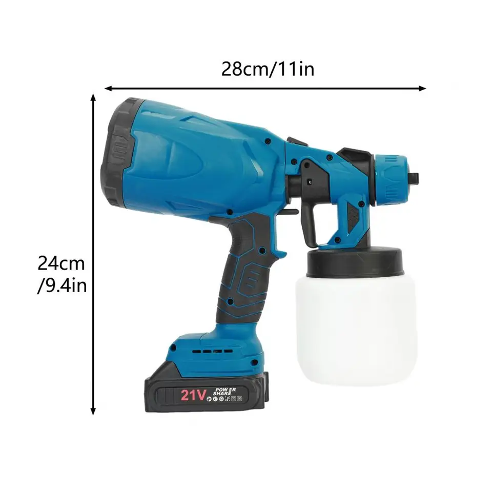Mini Paint Sprayer | Long-Spray Distance | Rechargeable Handheld Electric - Thumbnail 7