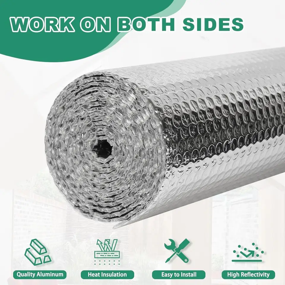 Thermal Bubble Wrap Roll | Waterproof Window & Roof Insulation | RV & Garage Door - Thumbnail 3
