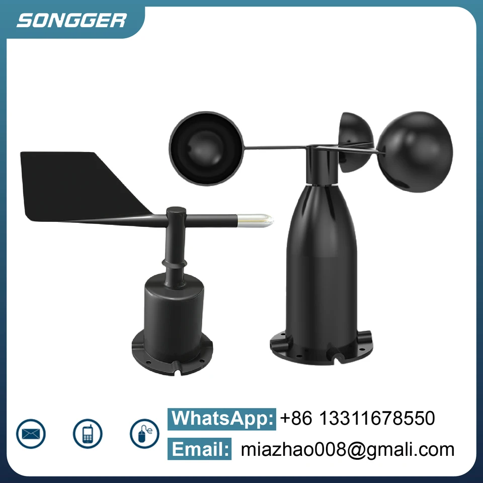 ZTS-3000 Anemometer | RS485 & 4-20mA Output | Outdoor Weather Monitoring - Thumbnail 6