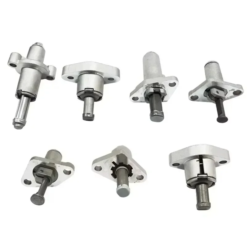 Universal motorcycle engine conversion kit cam timing chain tensioner with adjustable tensioner wheel.