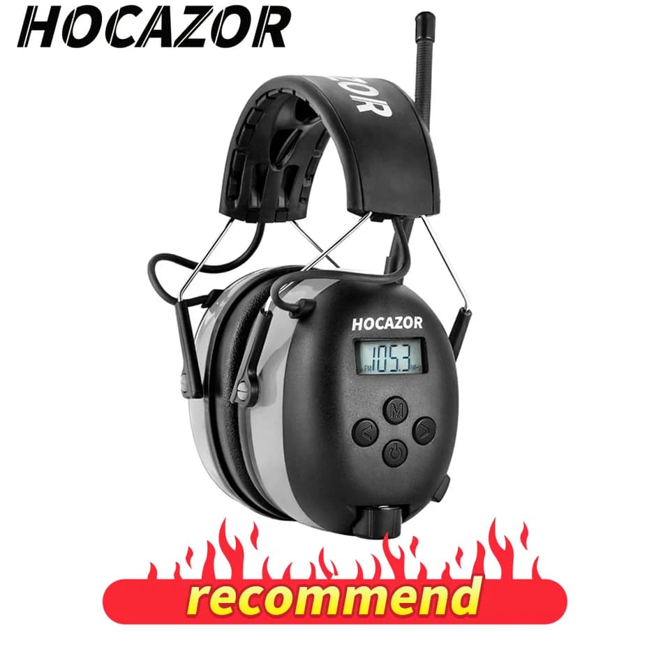 Safety Ear Defenders | FM/AM Radio Hearing Protection | For Work & Workshops - Thumbnail 2