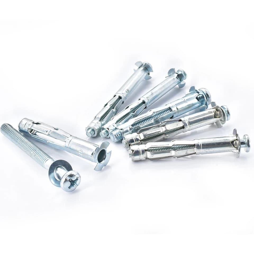 Plasterboard Fixings | Metal Expansion Anchors | M4 M5 M6 M8 Hollow Wall - Thumbnail 4
